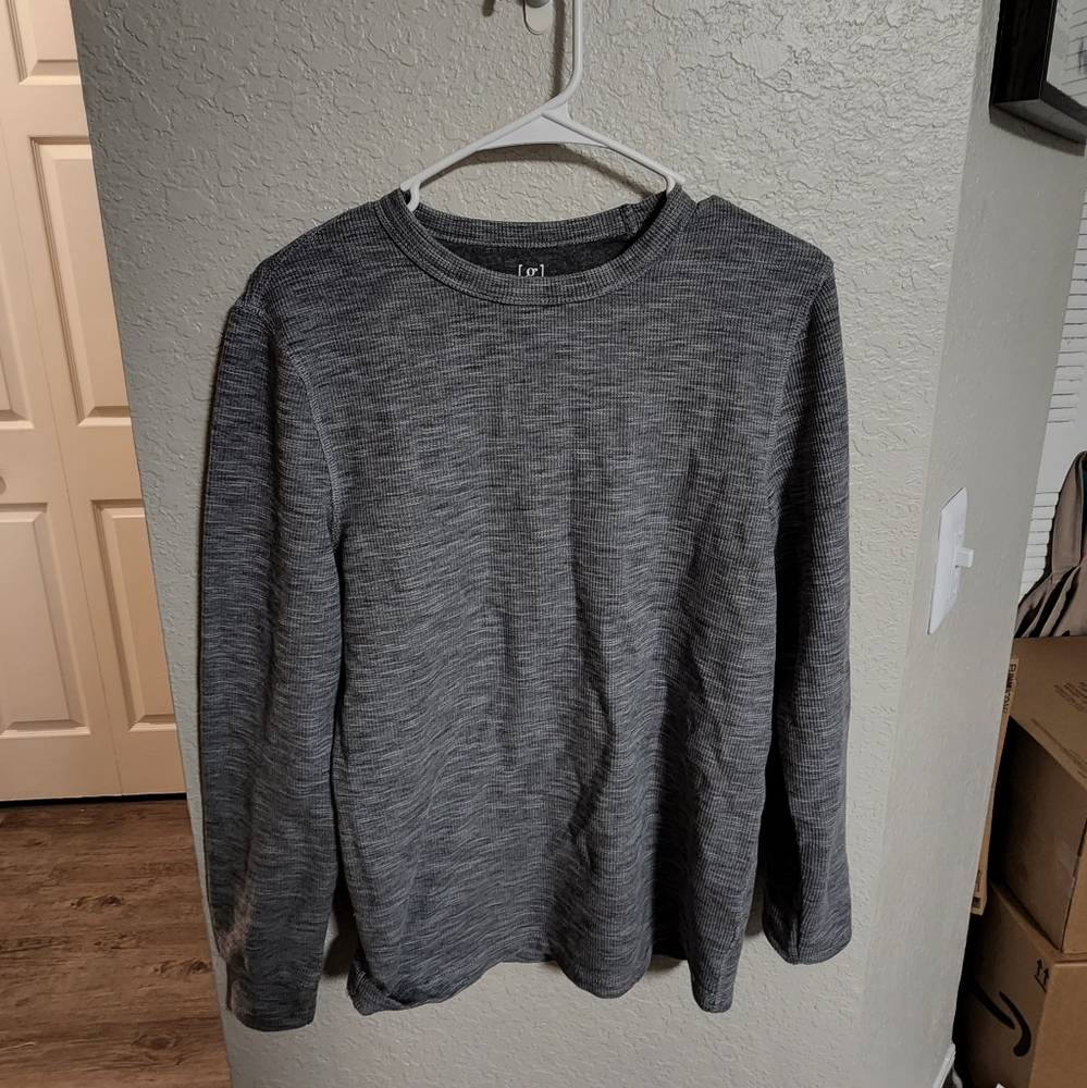 Grey Men's Long sleeve Knit